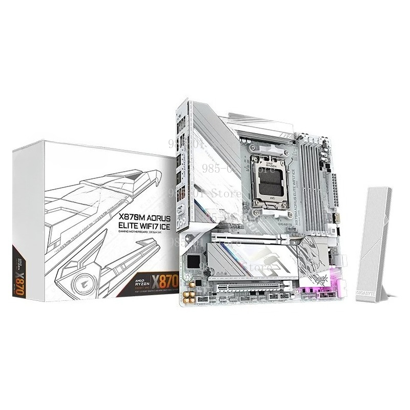 X870E Atx Motherboard - Scheda madre ATX X870M bianca, supporto