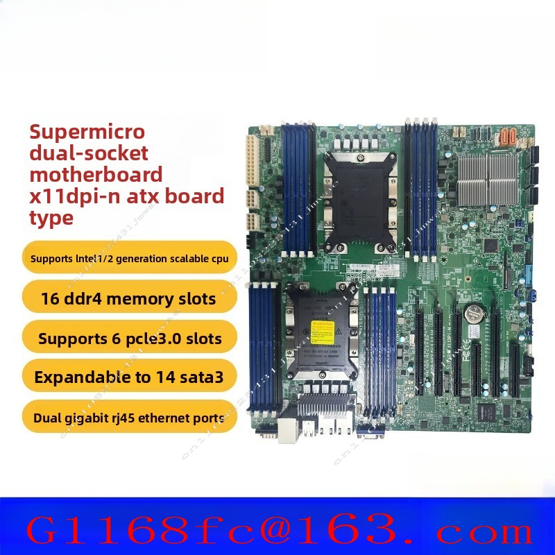 C621 Dual Cpu Motherboard - Scheda Madre Professionale X11DPI-N di Alta