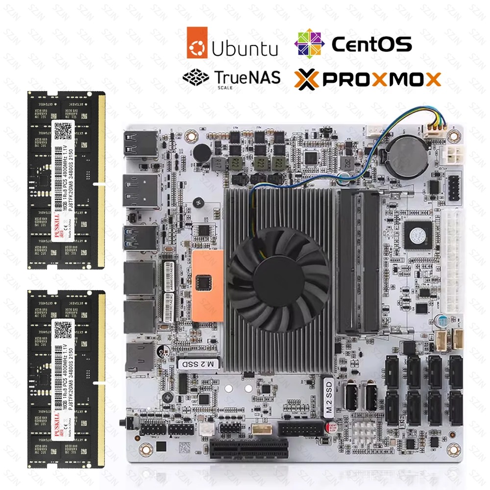 Mini Itx Dual 2.5G Nas Motherboard - Scheda Madre NAS I5-8265U ES 8