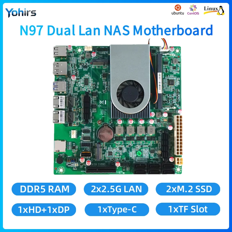 Mini Itx Dual 2.5G Nas Motherboard - Scheda Madre NAS Yohirs Mini ITX