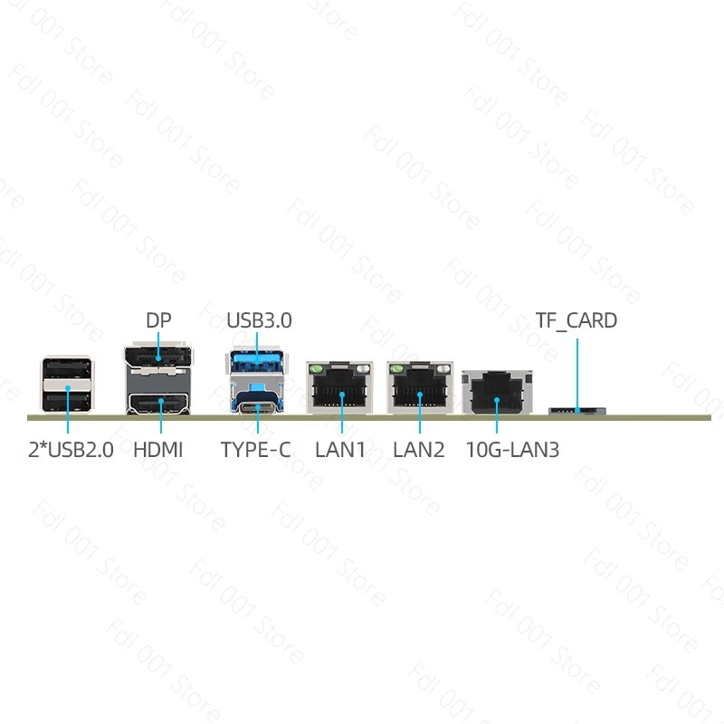 Mini Itx Dual 2.5G Nas Motherboard - Scheda Madre Mini ITX con Doppia