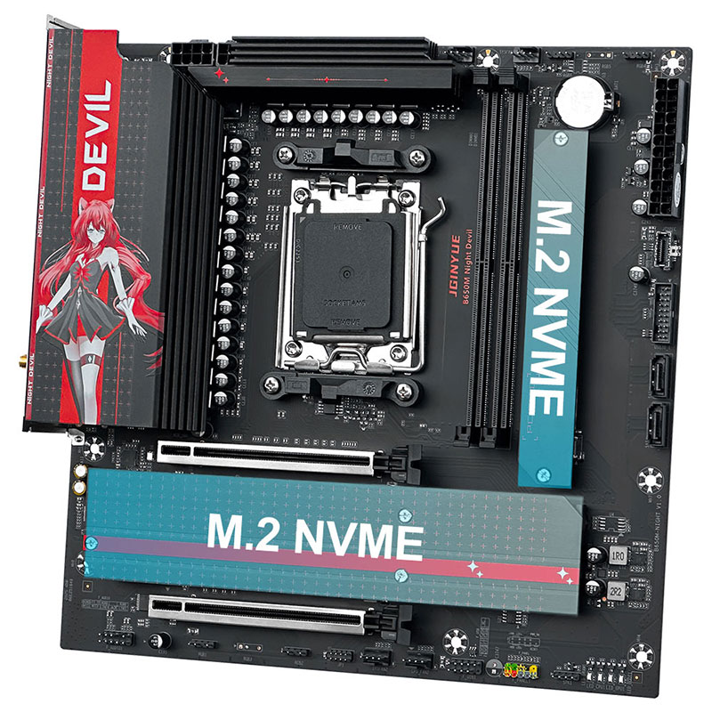 JGINYUE B650M NIGHT DEVIL Sche - X870E Atx Motherboard recensione e prezzo