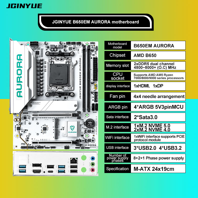 Gaming B650 MATX AMD AM5 DDR5  - Am5 Micro Atx Pcie 5.0 Motherboard recensione e prezzo