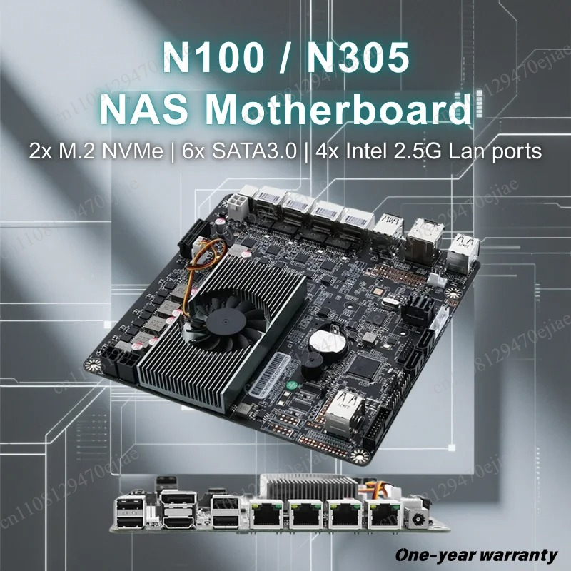 Scheda madre N100 Mini ITX NAS - Mini Itx Dual 2.5G Nas Motherboard recensione e prezzo