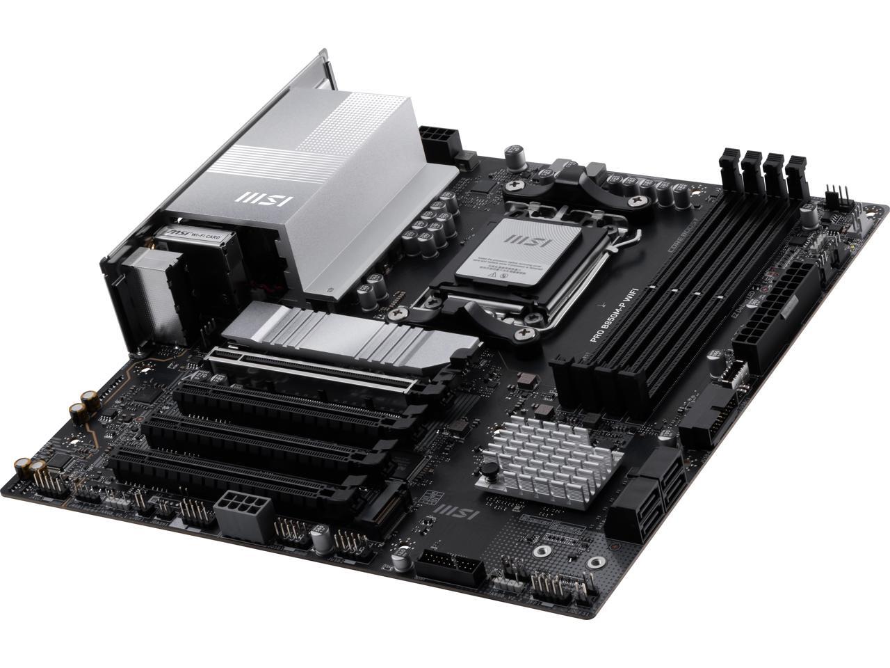 Scheda madre MSI PRO B850M-P W - Am5 Micro Atx Pcie 5.0 Motherboard recensione e prezzo