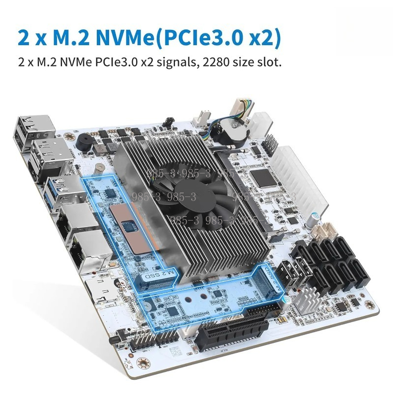 Scheda Madre Mini‑ITX M11 NAS  - Mini Itx Dual 2.5G Nas Motherboard recensione e prezzo